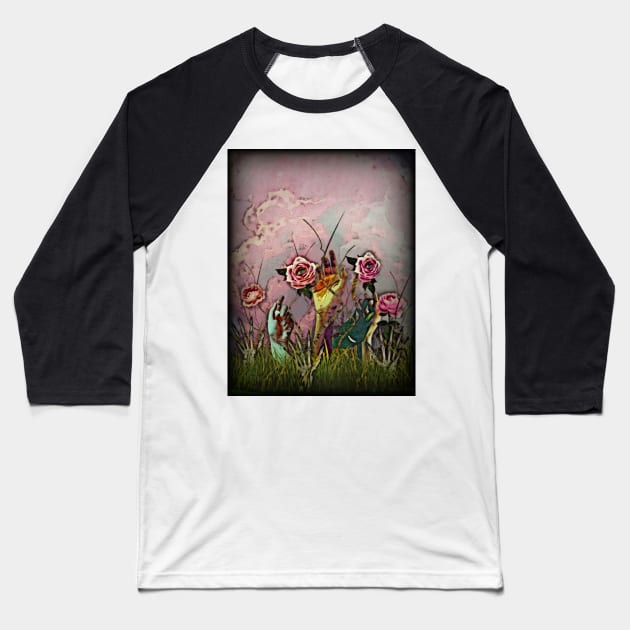 Persephone's Garden Baseball T-Shirt by BoneArtPetite